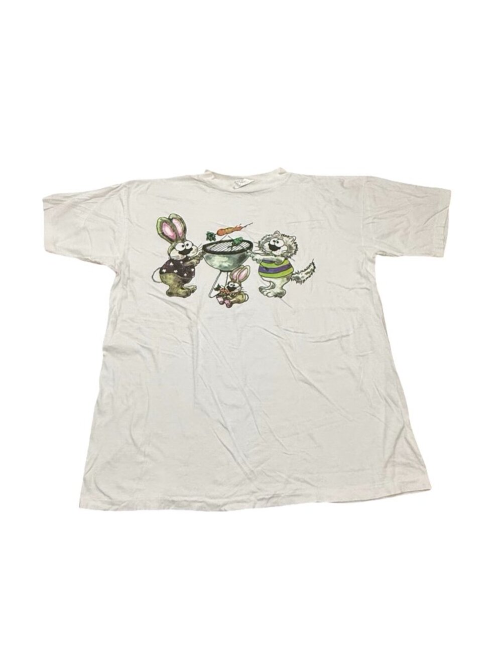 Vintage Carousel Collection Animal Graphic T-Shirt Single Stitch USA